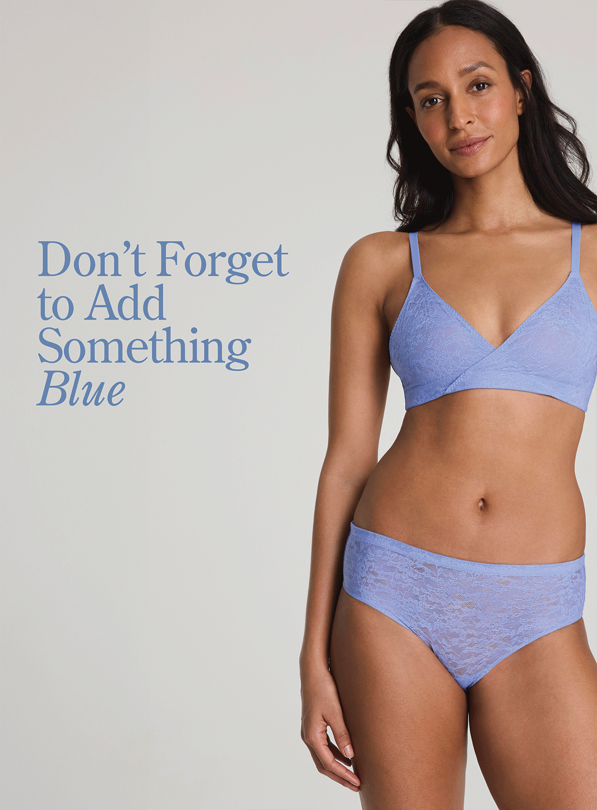 Don't forget to add something blue