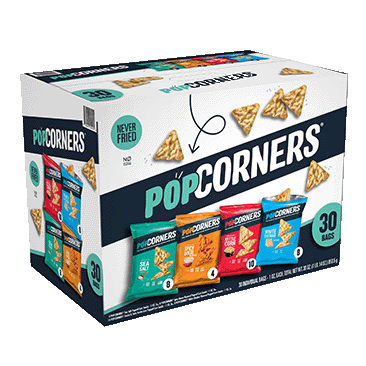 PopCorners Popped Corn Snacks Variety Pack, 1 oz, 30-Count
