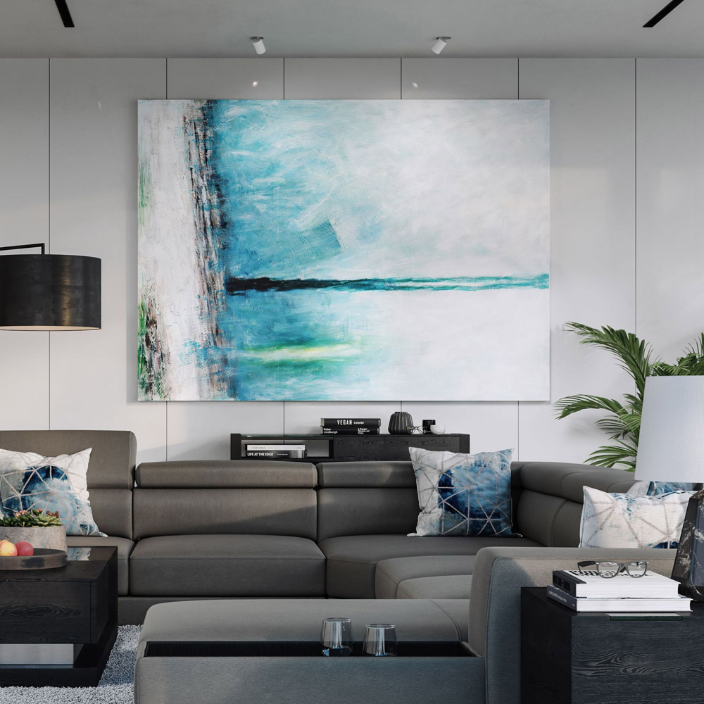 Ethereal Sleet Canvas Art