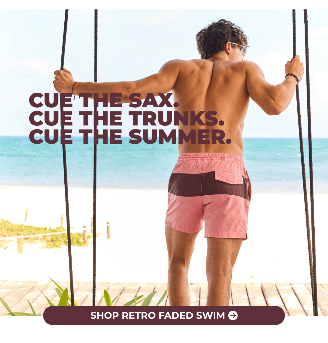 Cue The Summer: SHOP RETRO FADED SWIM