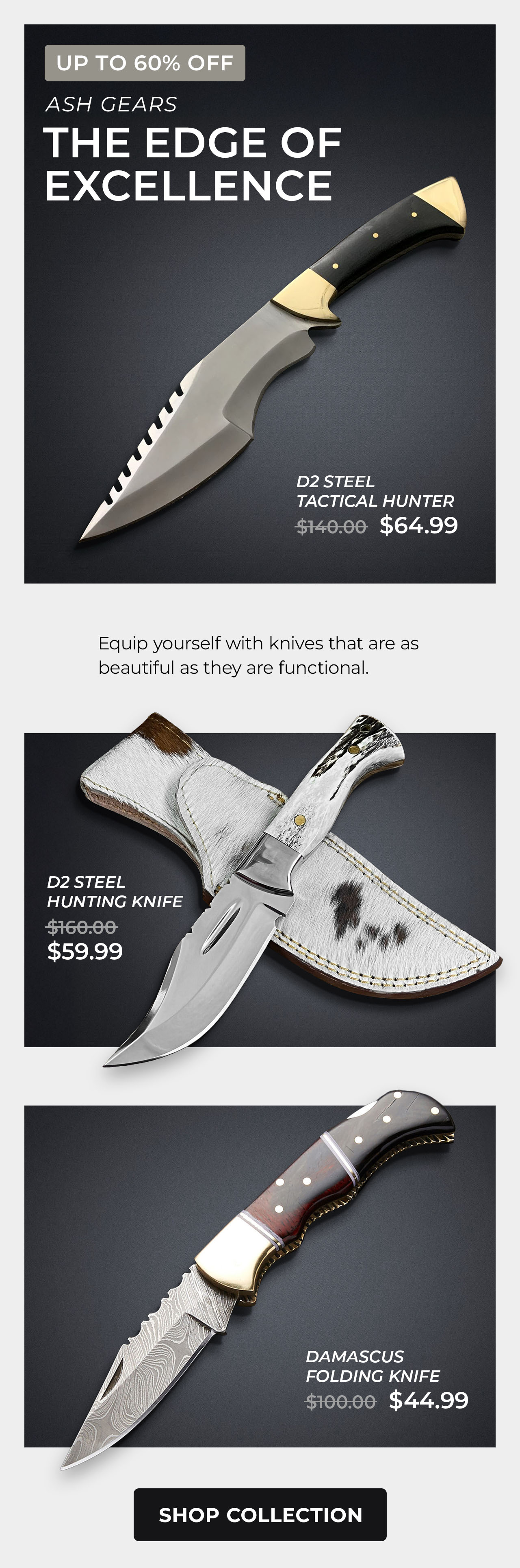 Ash Gears Handcrafted Precision Blades