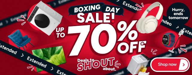 Boxing Day Sale Extended Ends Tomorrow