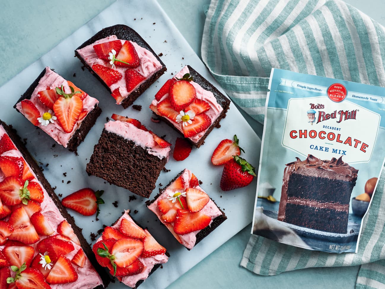 Chocolate Strawberry Cake