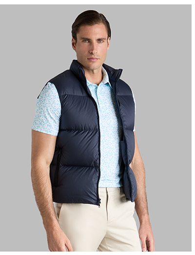 DOWN-FILLED FEATHERWEIGHT PUFFER VEST