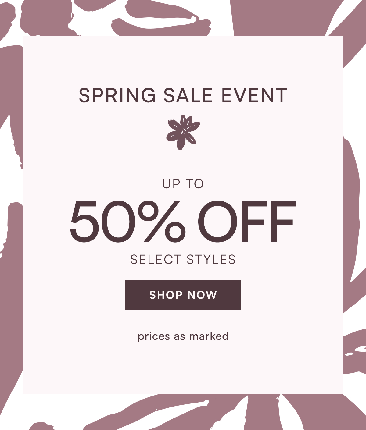 Spring Sale Event