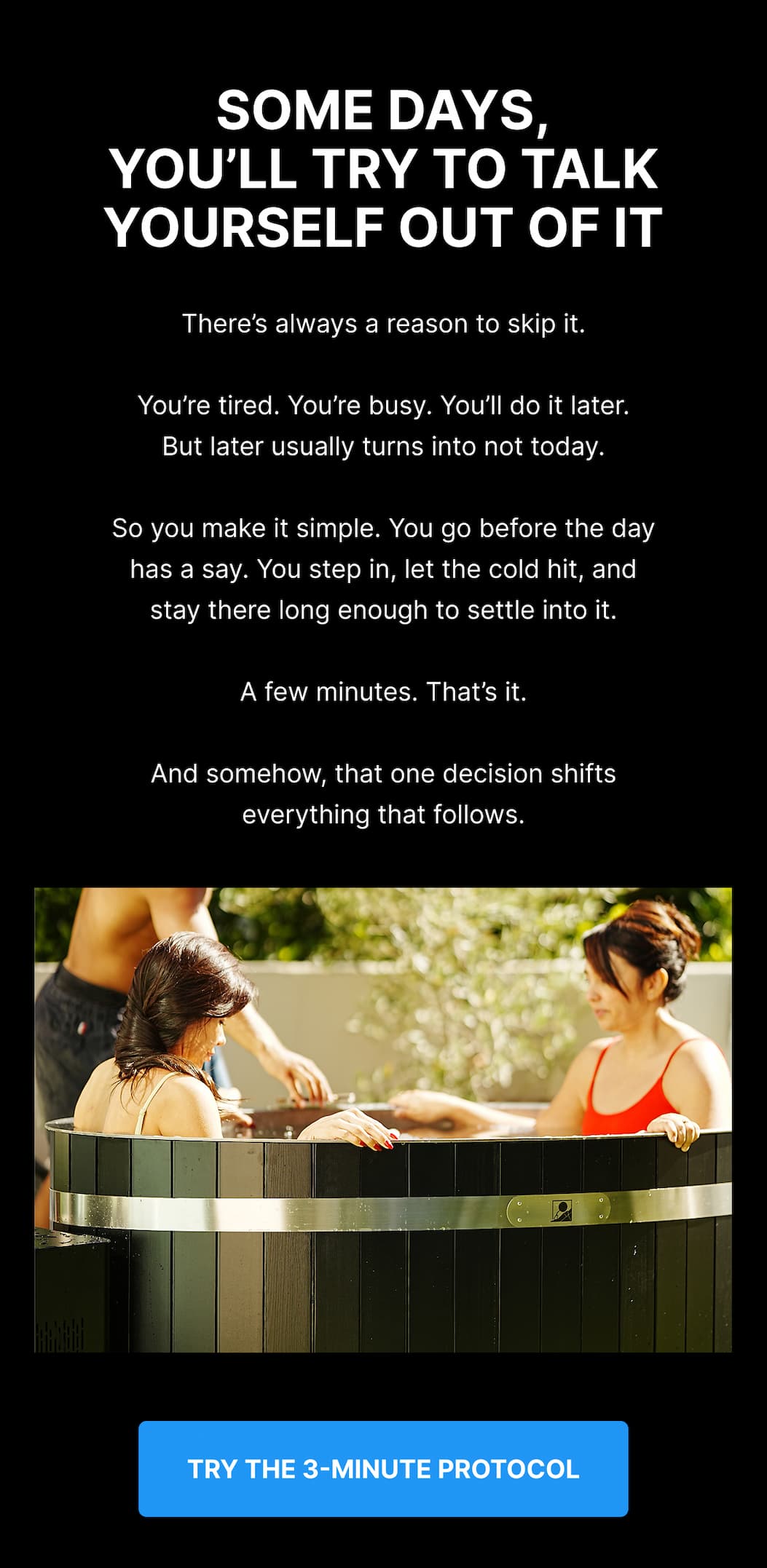 TRY THE 3-MINUTE PROTOCOL