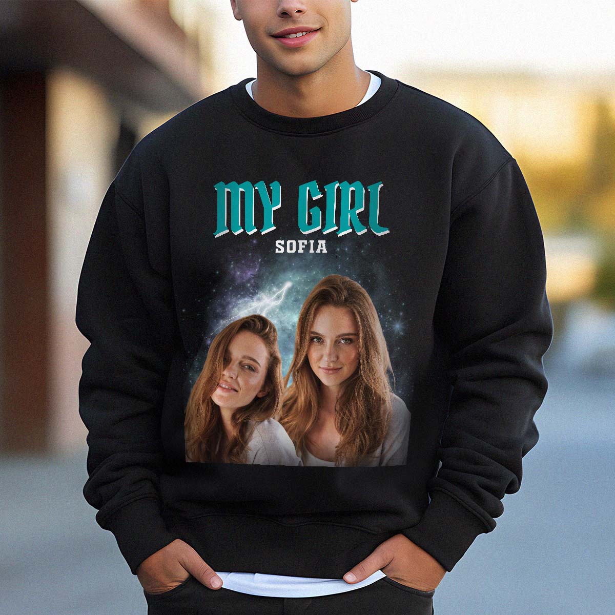 Image of Personalised Bootleg Sweatshirt