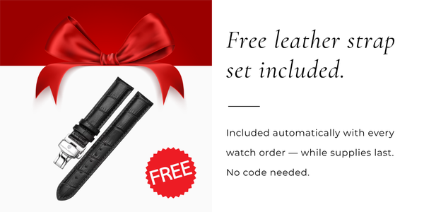 Free Leather Strap Set