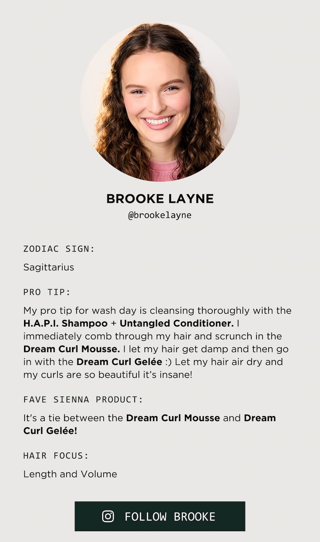 Follow Brooke