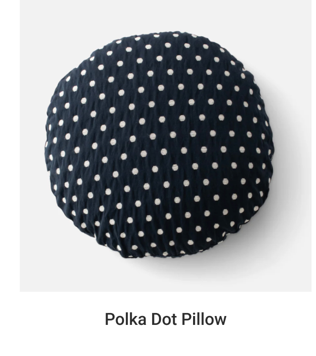 Polka Dot Pillow 