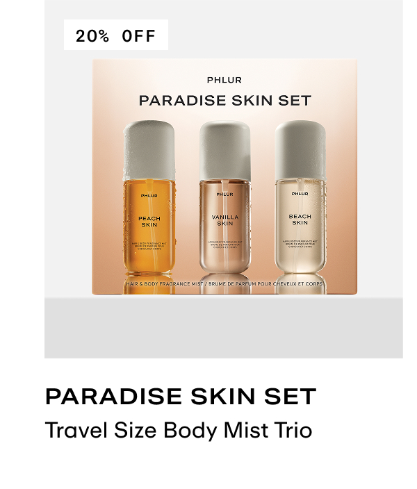 Paradise Skin Set - Travel Size Body Mist Trio