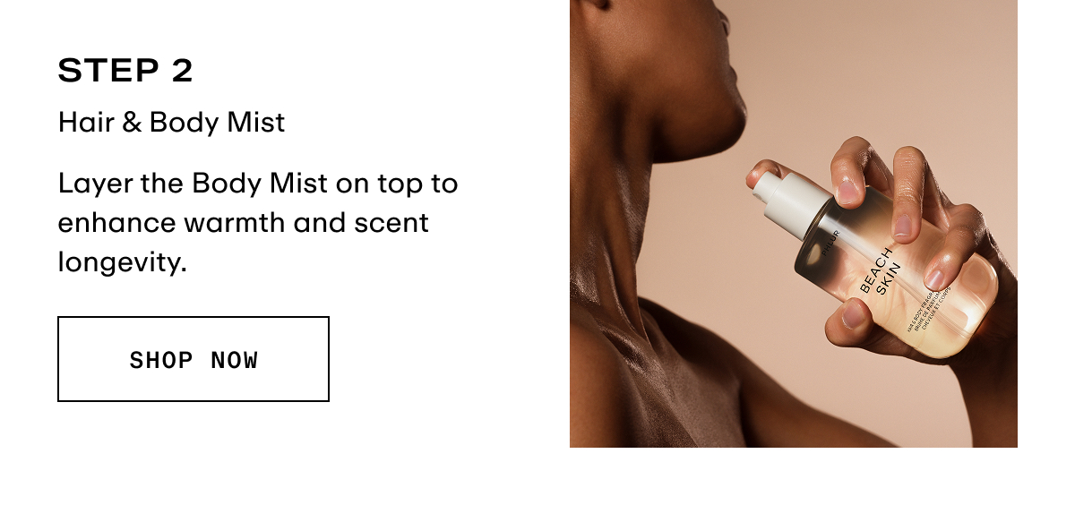 Step 2: Beach Skin Hair & Body Mist