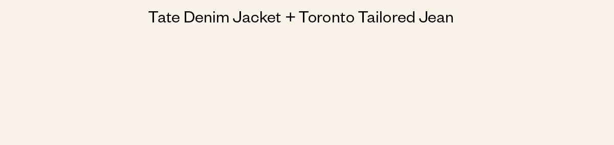Toronto Tailored Jeans