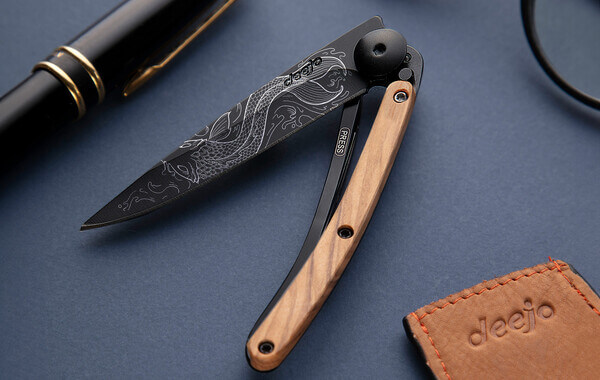 Knives With Tattooed Blades