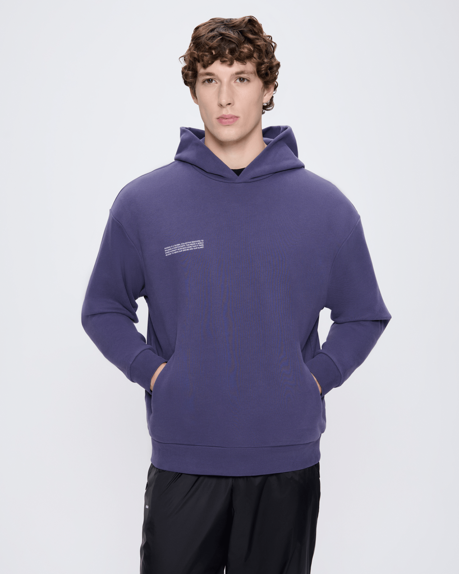 Image of Mens 365 Midweight Hoodie—Slate Blue