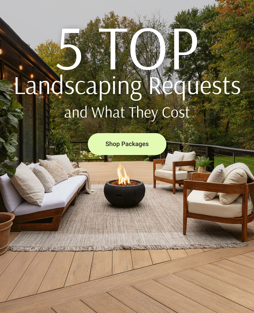 5 TOP Landscaping Requests and What They Cost