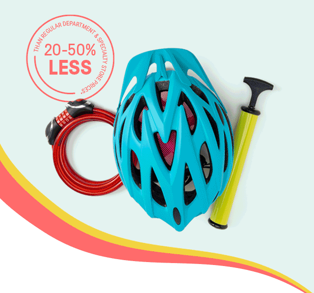 20-50% less than regular department & specialty store prices*