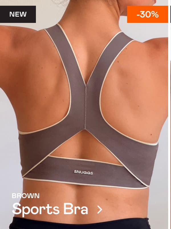 NEW -30% BROWN Sports Bra