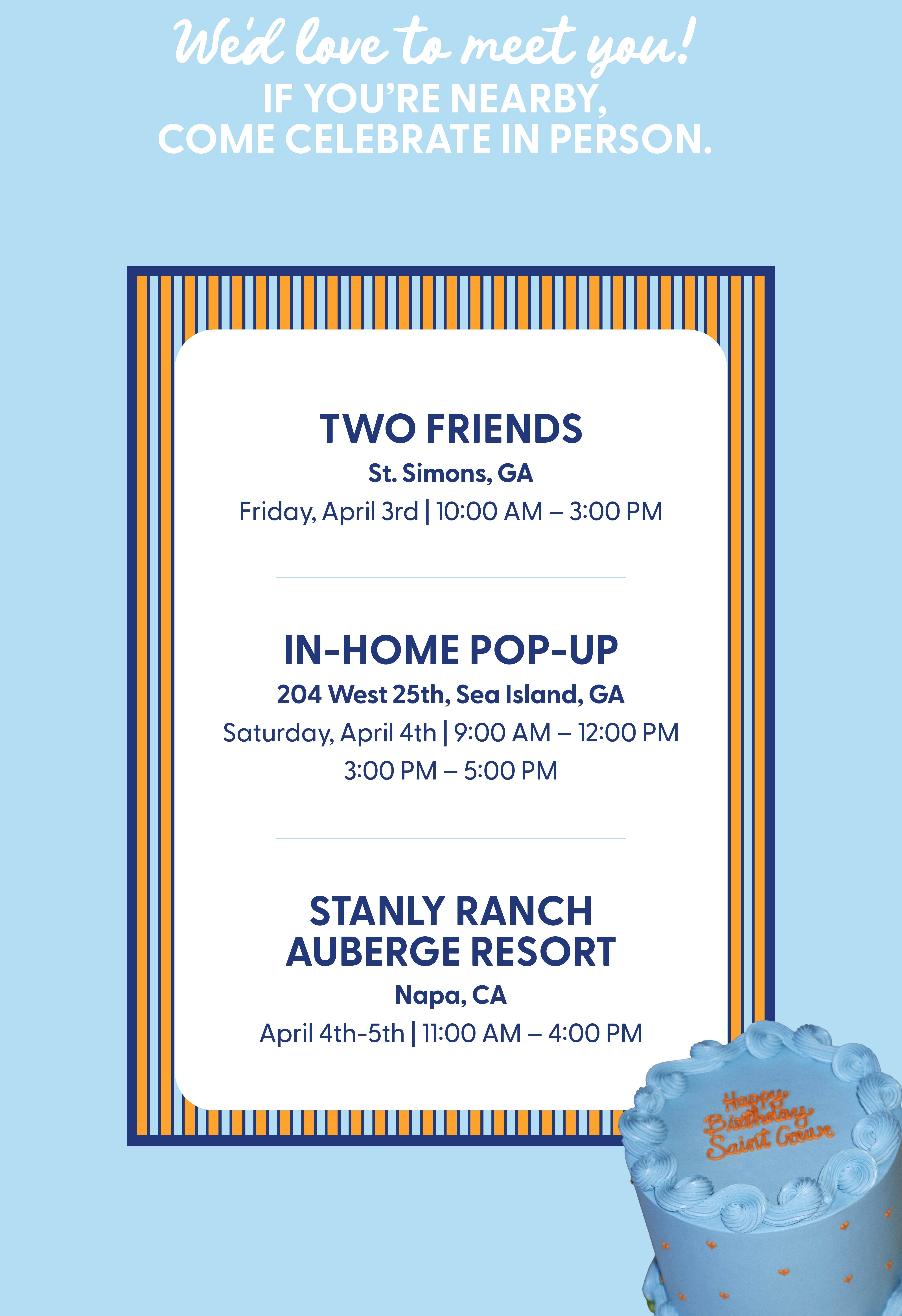 Come meet us IRL