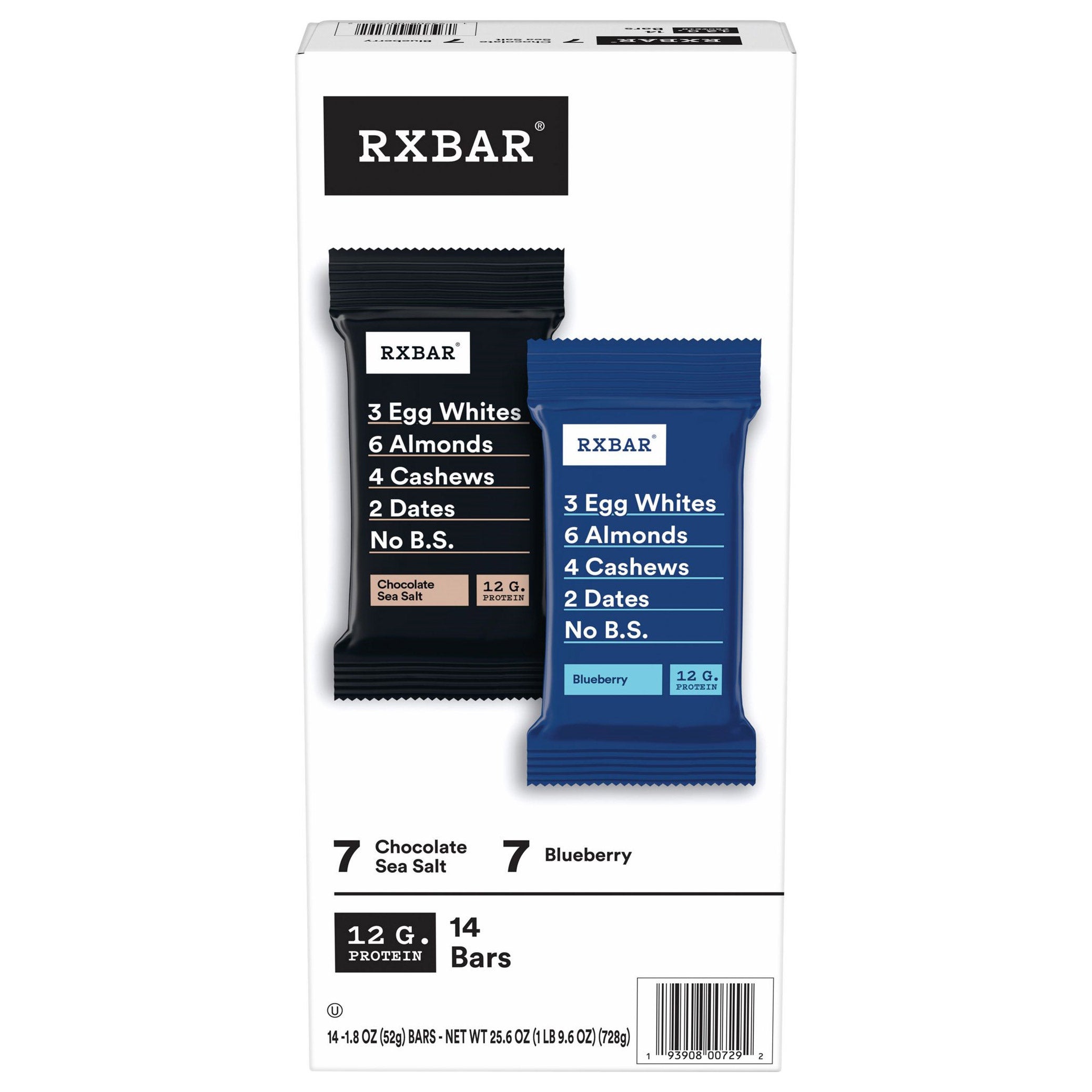 RXBar Protein Bars, Variety Pack, 14-Count