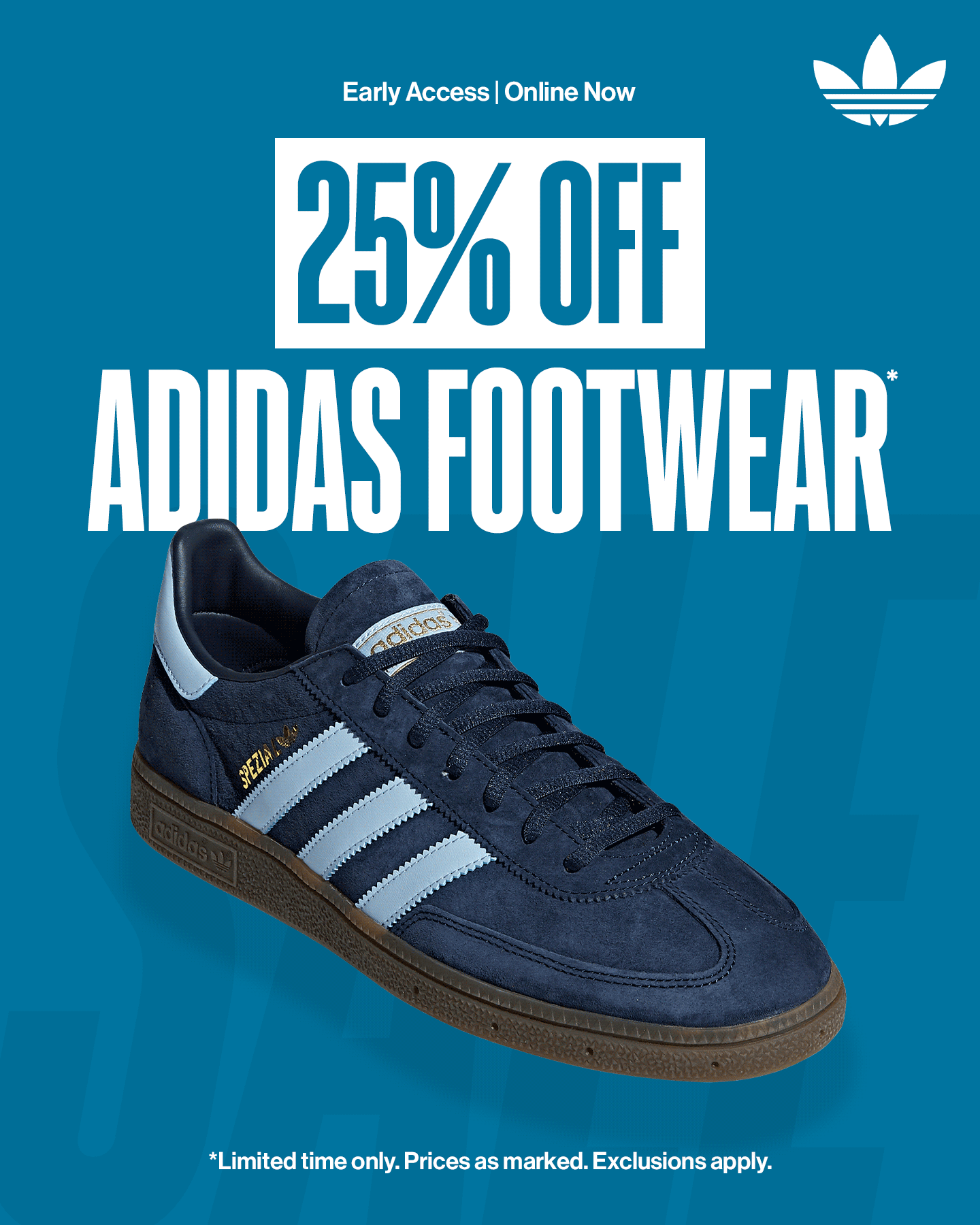 25% Off adidas Footwear Now