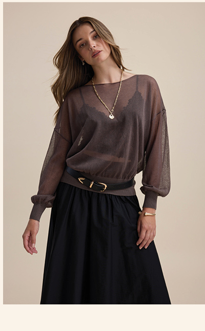 Addie Sheer Knitted Top
