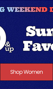 Long Weekend Deal $10 & Up Summer Favorites Shop Women