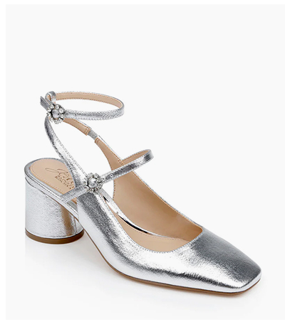 Keilani Block Round Heeled Mary Jane