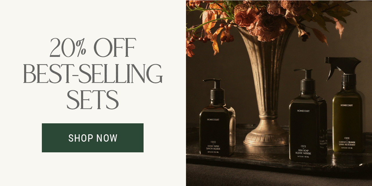 20% Off Best-Selling Sets
