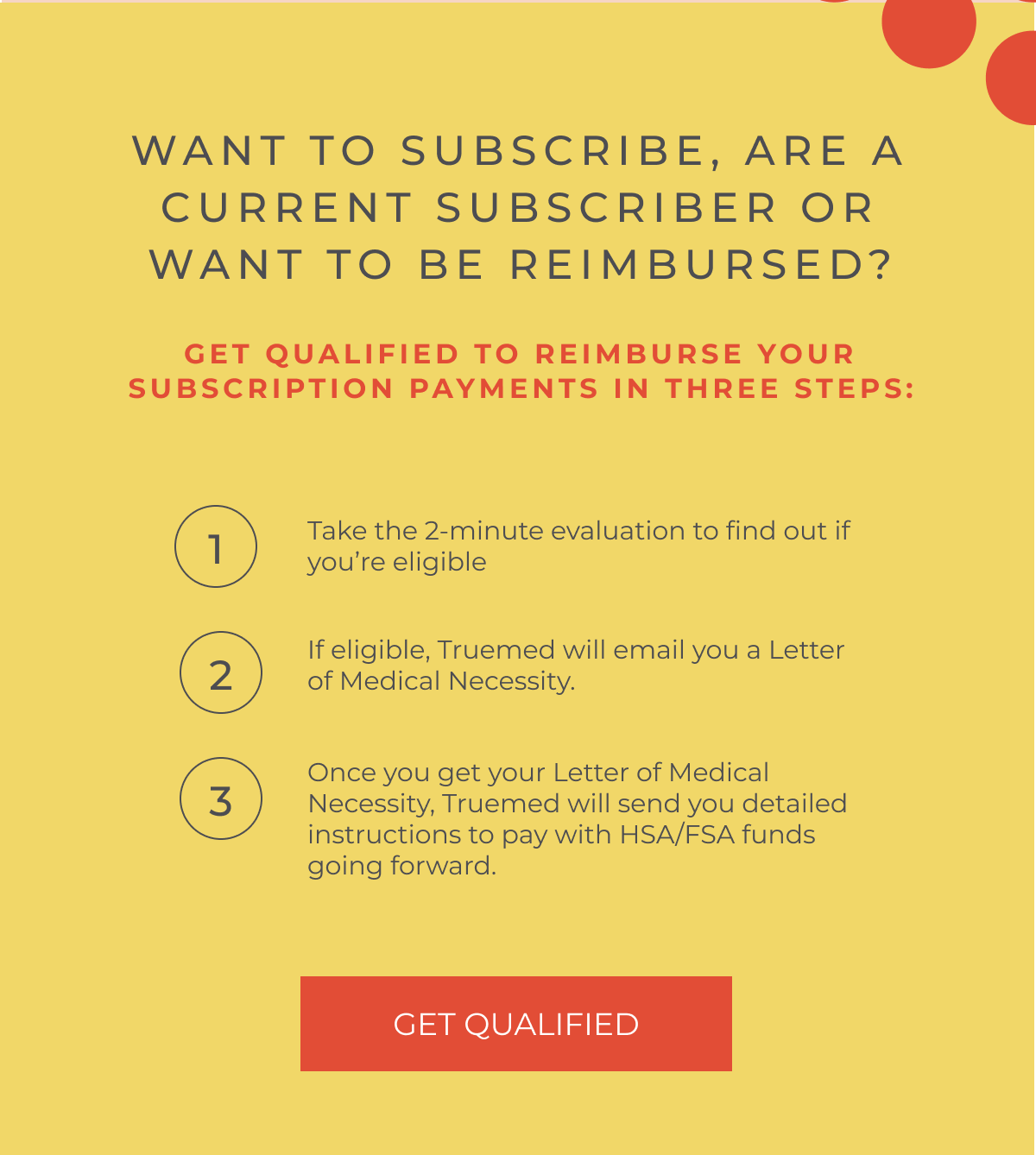 REIMBURSEMENT FOR SUBSCRIPTIONS
