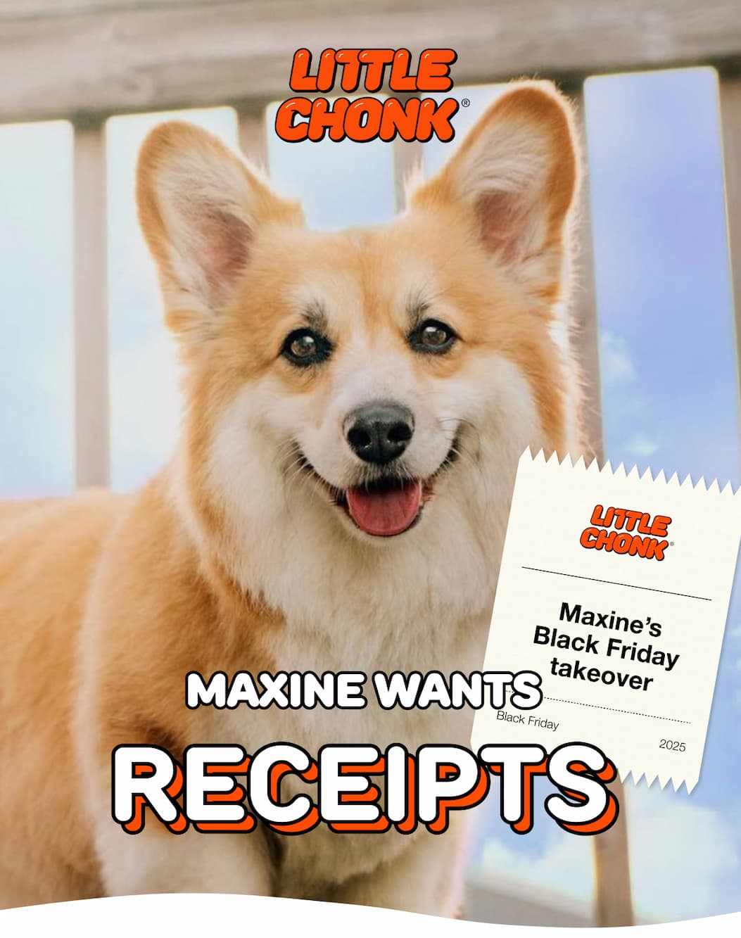 MAXINE WANTS RECEIPTS