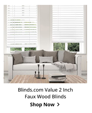 Blinds.com Value 2 Inch Faux Wood Blinds | Shop Now >