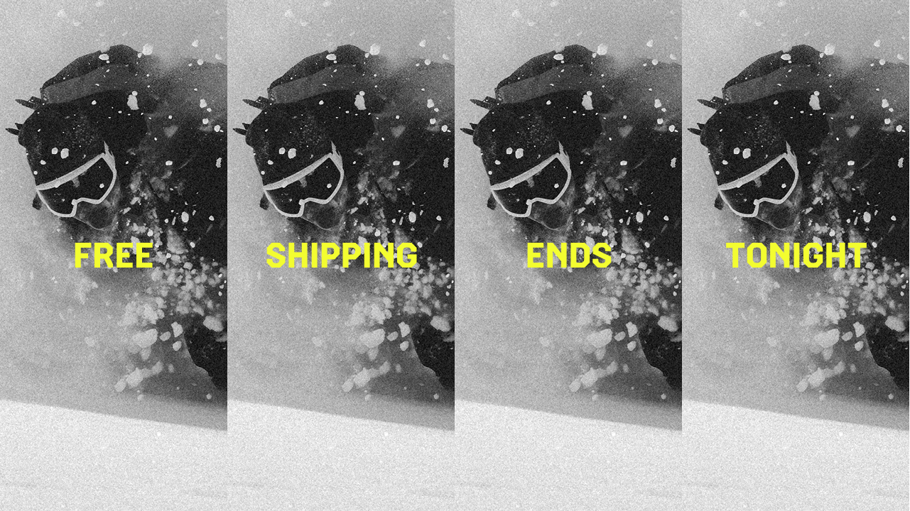 FREE SHIPPING ENDS TONIGHT