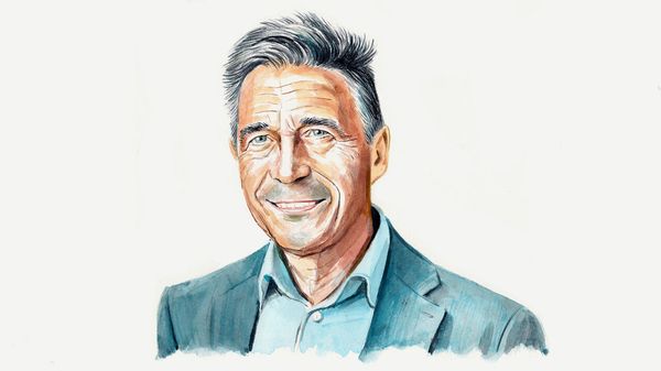 A portrait of Anders Fogh Rasmussen