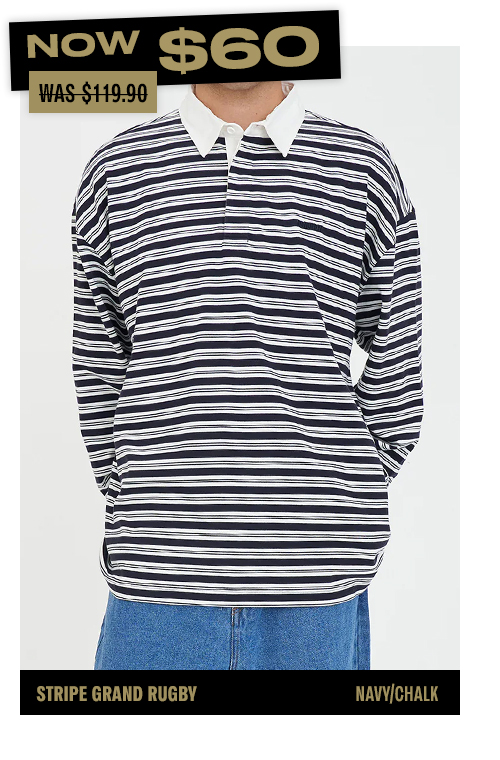 STRIPE GRAND RUGBY NAVY/CHALK