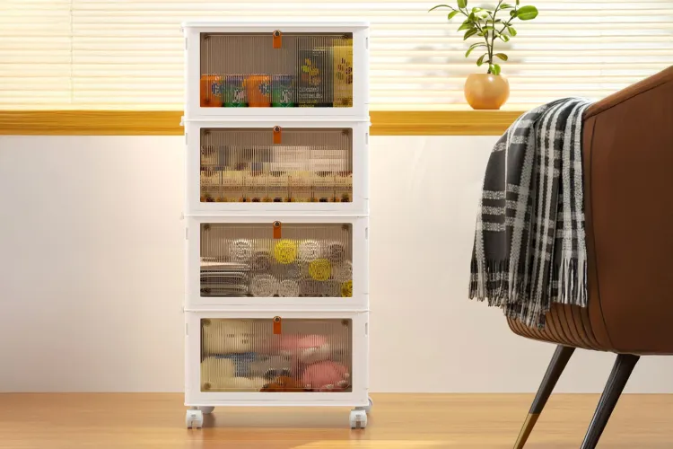 55% Off: This Stackable Storage Unit Can House Fall Sweaters, Pantry Staples, and Beauty Tools 