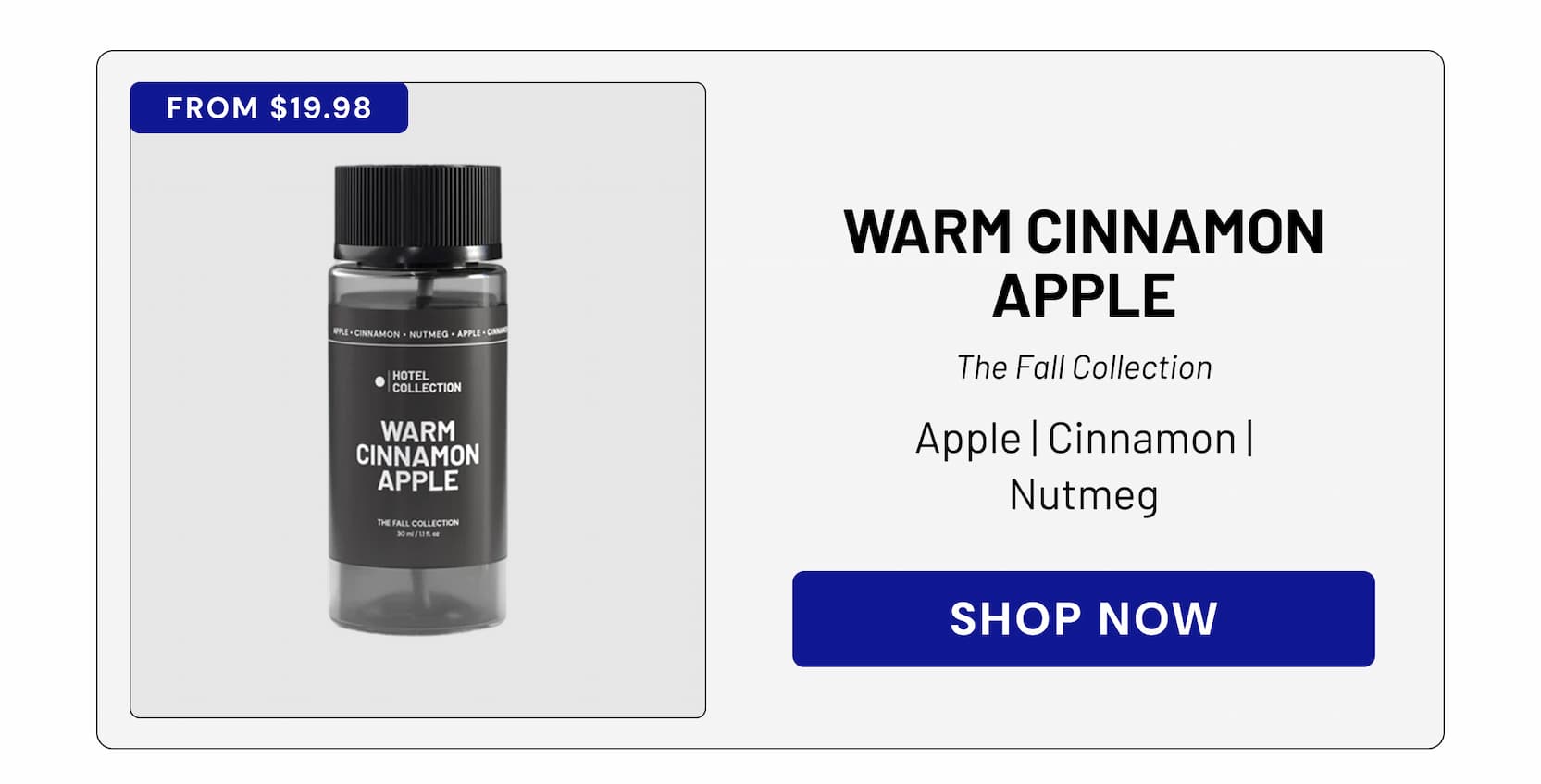 WARM CINNAMON APPLE | SHOP NOW