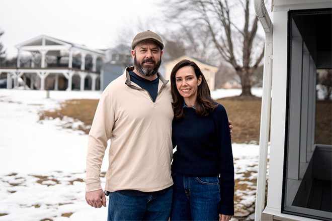 Dennis Massimo and Lauren Massimo.