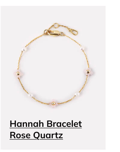 Hannah Bracelet Rose Quartz