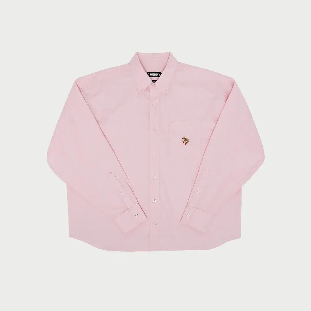 Image of Big Oxford Shirt (Pink)