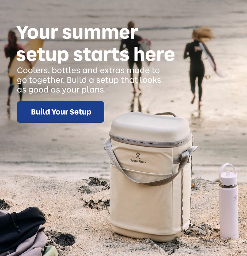 Your summer setup starts here. Coolers, bottles and extras made to go together. Build a setup that looks as good as your plans. | Build Your Setup