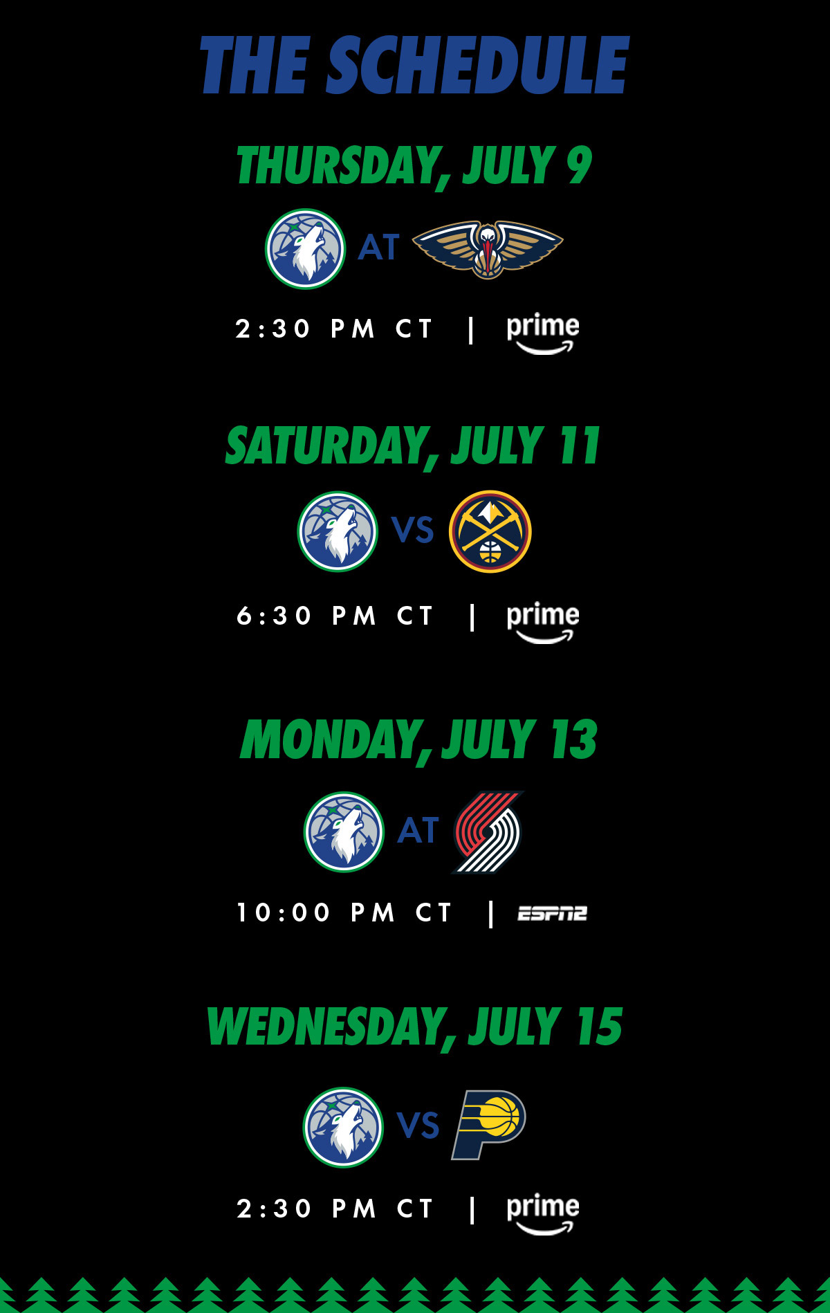 The Schedule