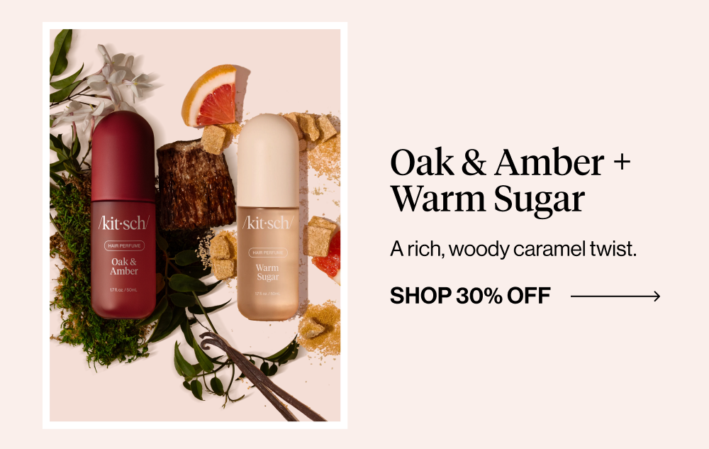 Oak & Amber + Warm Sugar. A rich, woody caramel twist.