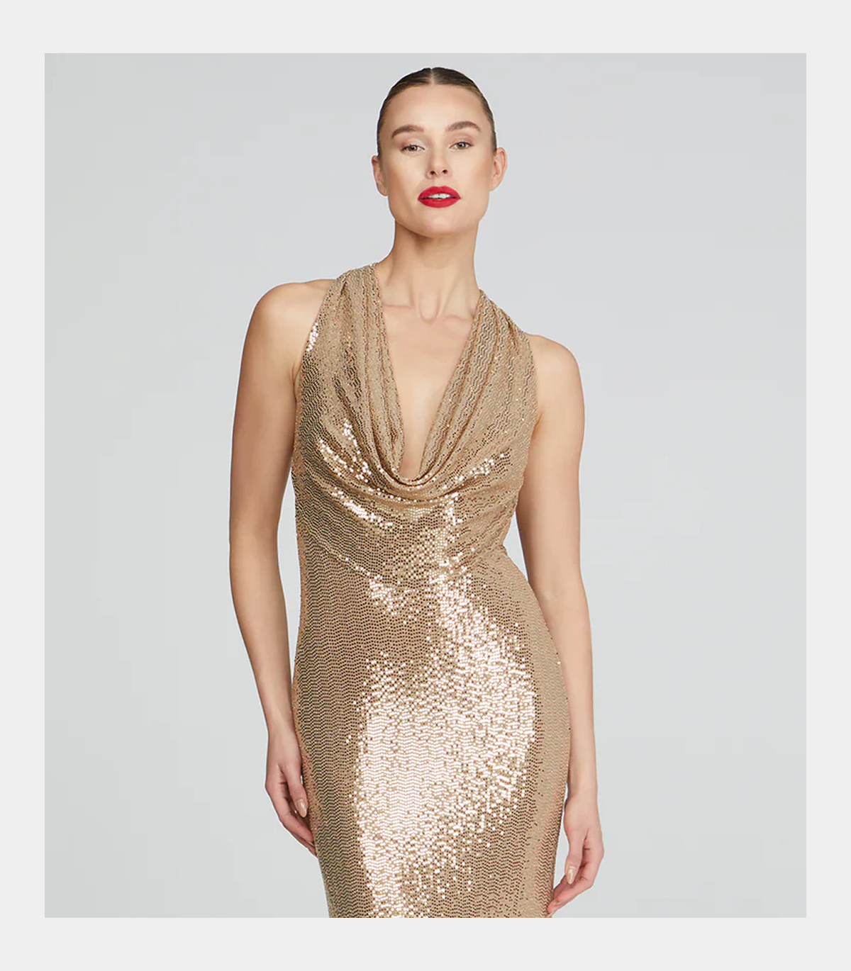 Milana Disco Jersey Gown
