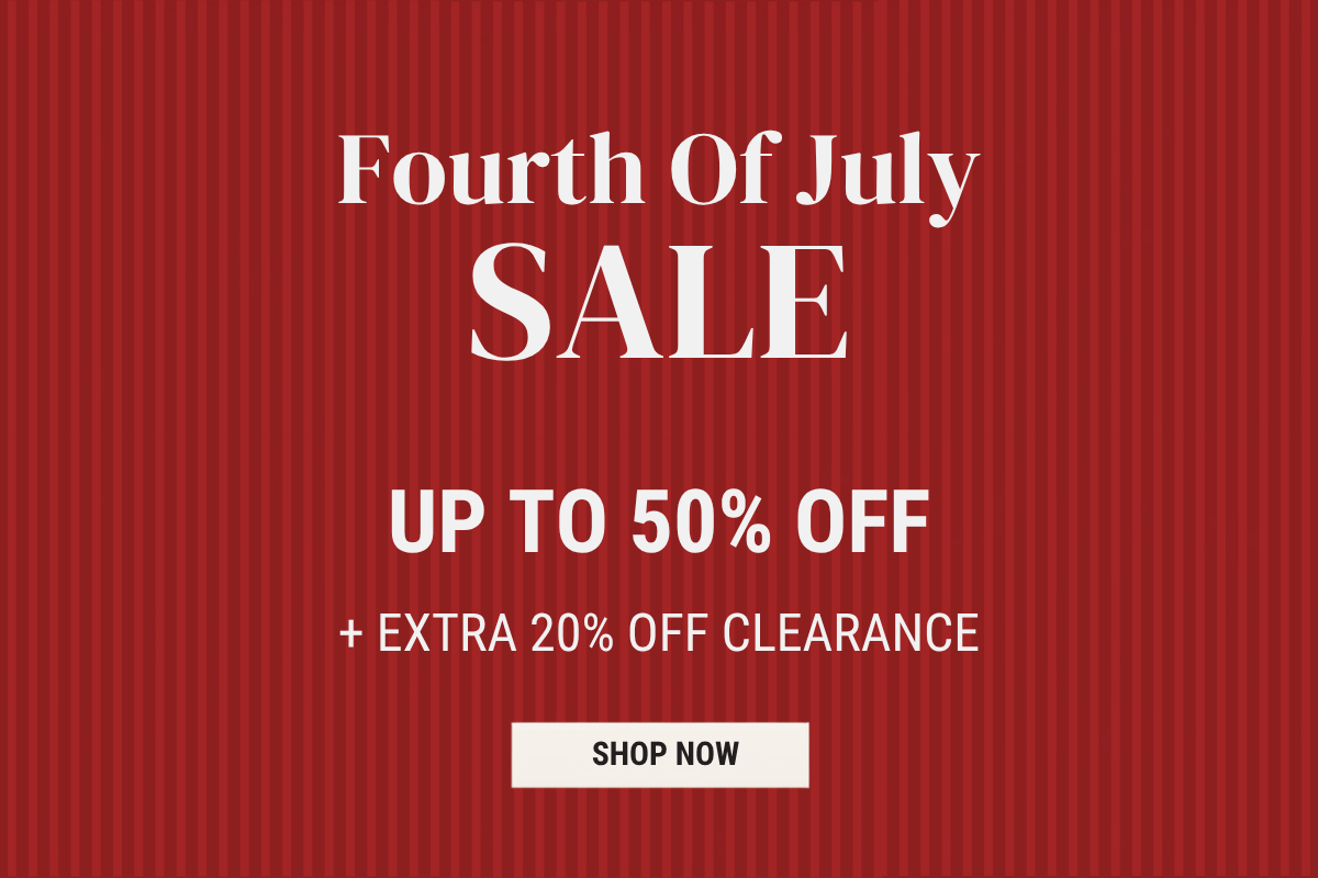 Memorial Day Sale up to 60% off sitewide