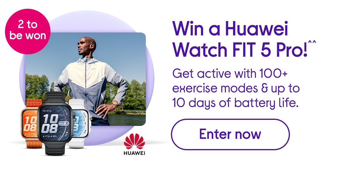 Win a Huawei Watch FIT 5 Pro!