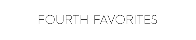Fourth Favorites