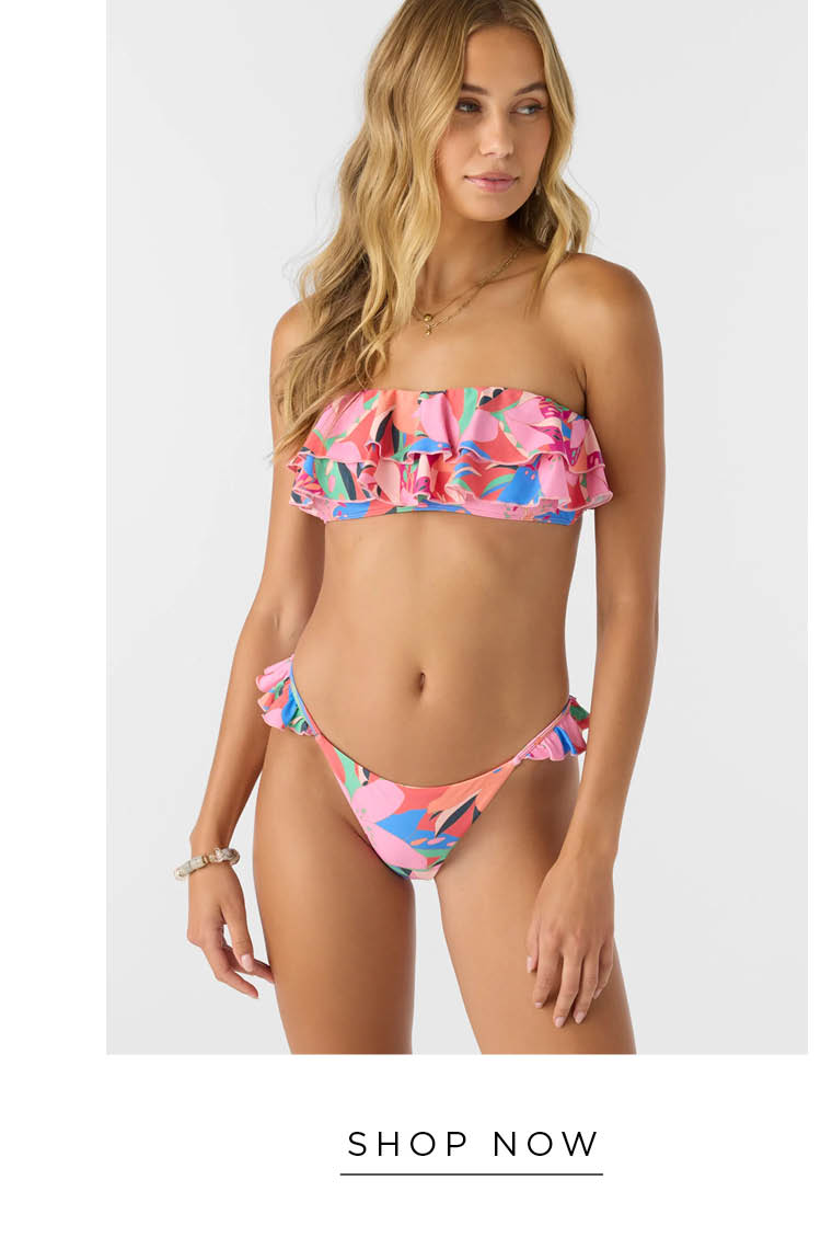 CABANA FLORAL DIAZ BANDEAU TOP