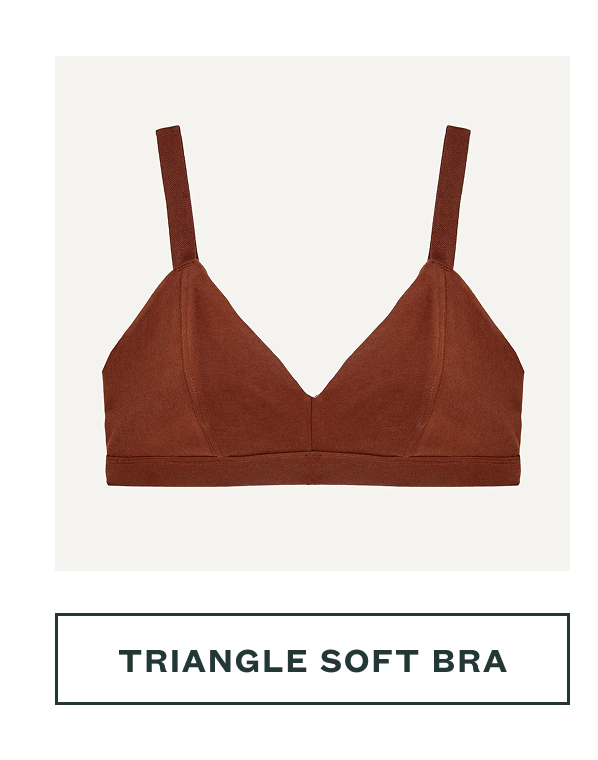 triangle soft bra