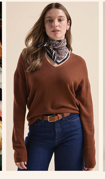 The ZQ Merino Relaxed V Neck Sweater